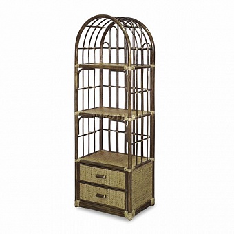 Этажерки плетёные из ротанга