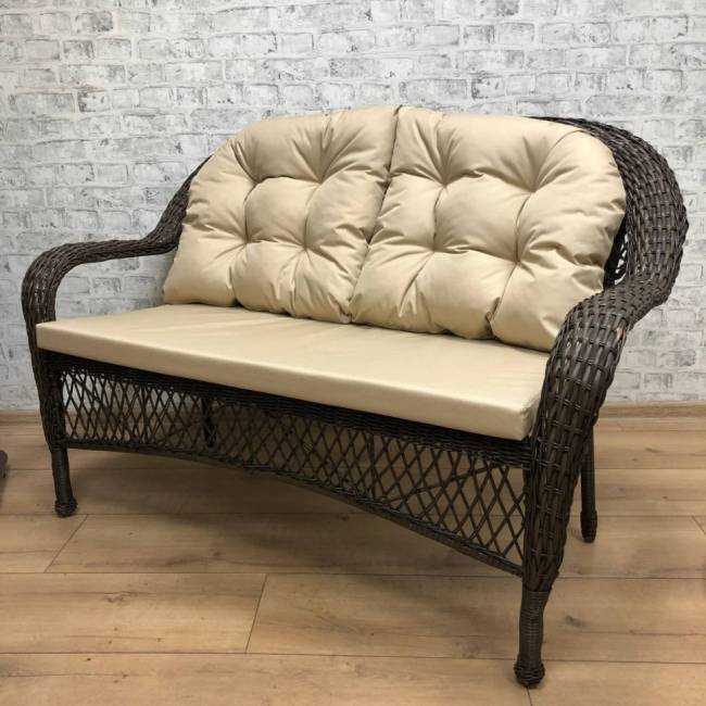 Обеденная группа GIZA XL (Гиза) коричневая из искусственного ротанга