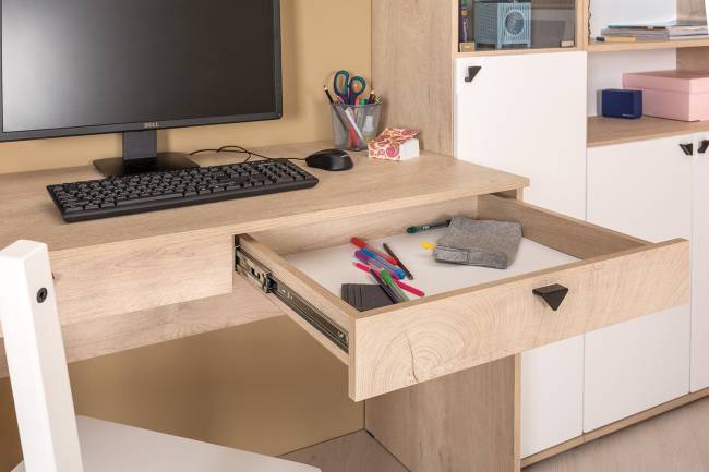 Стол компьютерный Бостон 12.69 цвет дуб эндгрейн элегантный