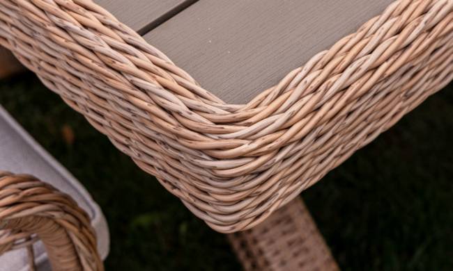 Обеденный комплект ISABELLA из искусственного ротанга