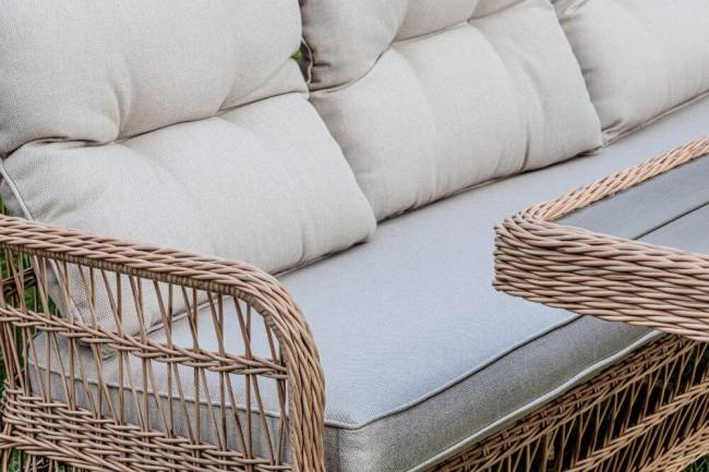 Обеденный комплект ALBERT из искусственного ротанга