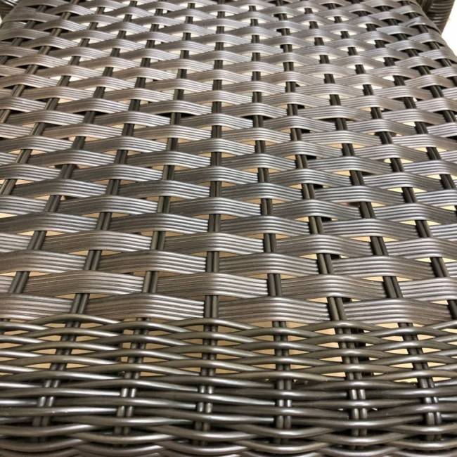 Обеденная группа GIZA 2XL (Гиза) коричневая из искусственного ротанга