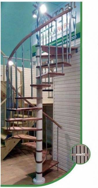 Винтовая лестница Spiral Color d160