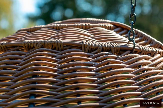 MOKKA MAJORCA подвесное кресло двухместное, цвет капучино MOKKA MAJORCA подвесное кресло двухместное, цвет капучино