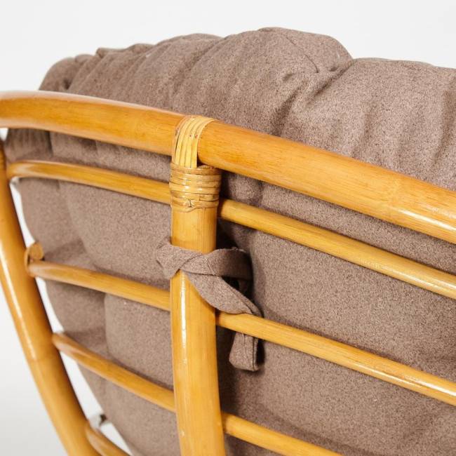 Кресло-качалка PAPASAN/ПАПАСАН w 23/01 B /с подушкой/ 115х78х104 см, Honey (мед), экошерсть Коричневый, 1811-5 Honey (мед) Кресло-качалка PAPASAN/ПАПАСАН w 23/01 B /с подушкой/ 115х78х104 см, Honey (мед), экошерсть Коричневый, 1811-5 Honey (мед)