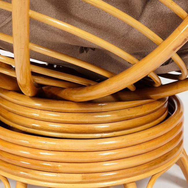 Кресло-качалка PAPASAN/ПАПАСАН w 23/01 B /с подушкой/ 115х78х104 см, Honey (мед), экошерсть Коричневый, 1811-5 Honey (мед) Кресло-качалка PAPASAN/ПАПАСАН w 23/01 B /с подушкой/ 115х78х104 см, Honey (мед), экошерсть Коричневый, 1811-5 Honey (мед)