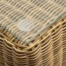 "Боно" лаунж-зона из искусственного ротанга, цвет соломенный "Боно" лаунж-зона из искусственного ротанга, цвет соломенный