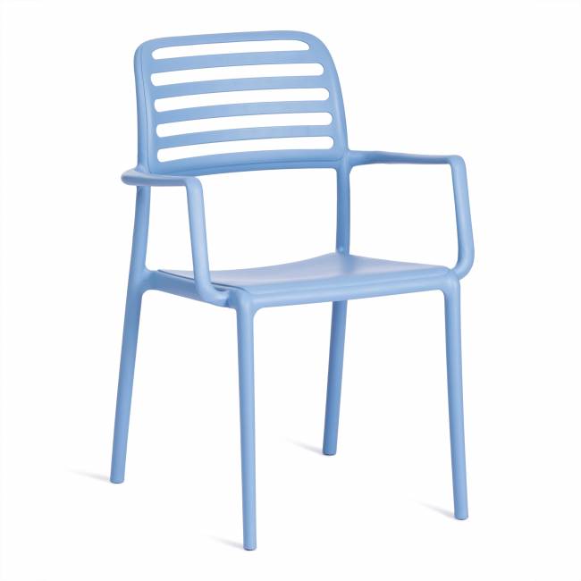 Кресло VALUTTO (mod. 54) пластик, 58 х 57 х 86 см , Pale blue (бледно-голубой) 33780 (Комплект из 4 шт.)