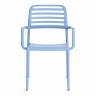 Кресло VALUTTO (mod. 54) пластик, 58 х 57 х 86 см , Pale blue (бледно-голубой) 33780 (Комплект из 4 шт.)
