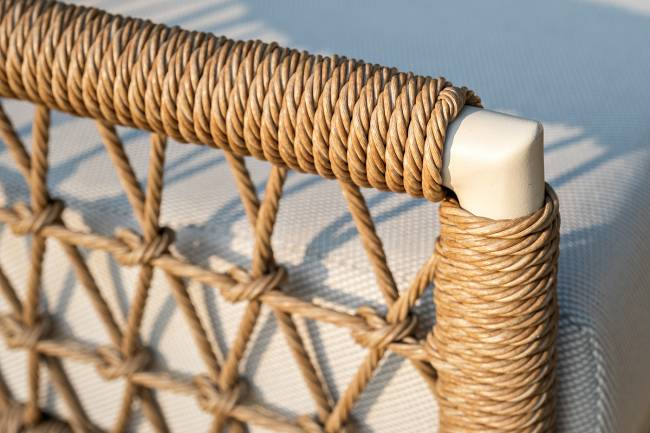 "Венеция" лаунж-зона из искусственного ротанга, цвет соломенный "Венеция" лаунж-зона из искусственного ротанга, цвет соломенный