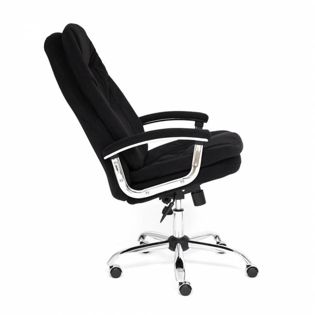 Кресло SOFTY LUX  флок , черный, 35 черный флок
