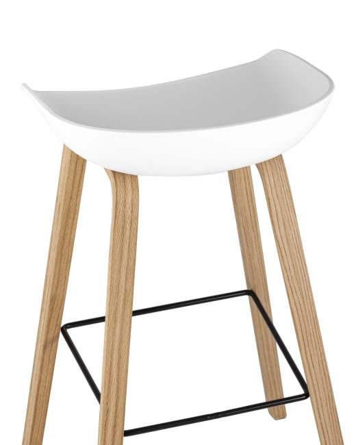 Стул барный LIBRA БЕЛЫЙ 2 шт