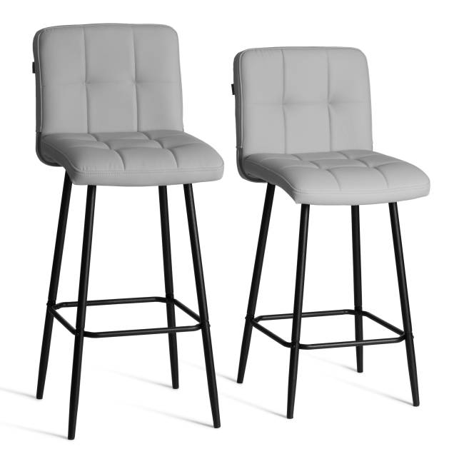 Барный стул  Medeo/Медео экокожа , черный, 45х56х113 см черный Барный стул  Medeo/Медео экокожа , черный, 45х56х113 см черный