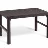 Lyon rattan table Brown