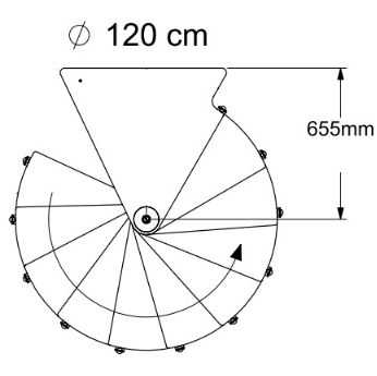 Винтовая лестница Montreal STYLE d120 Винтовая лестница Montreal STYLE d120