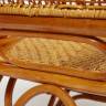 Кресло-качалка MILANO (разборная) / без подушки / ротанг top quality, 58x136x103 см, Cognac (коньяк)