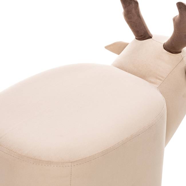 Пуф Leset Maral COMBI V18 бежевый, компаньон V23 молочный шоколад Бук Пуф Leset Maral COMBI V18 бежевый, компаньон V23 молочный шоколад Бук