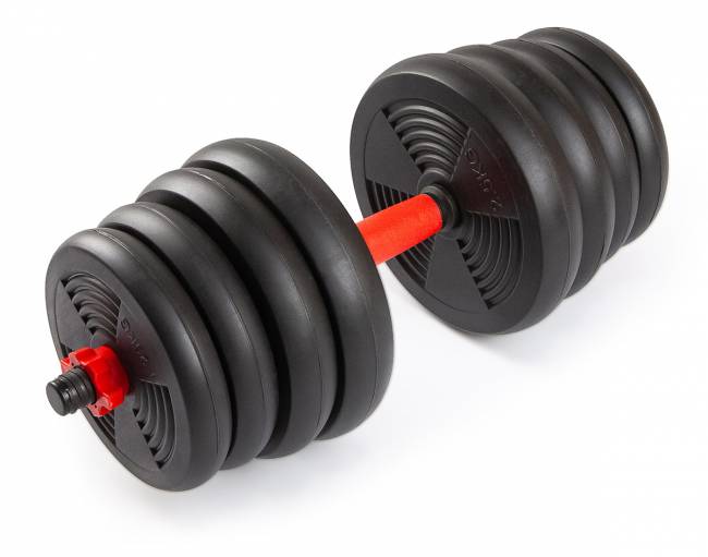 Набор гантелей со штангой и гирями 6 в 1 AMETIST 30 кг Набор гантелей со штангой и гирями 6 в 1 AMETIST 30 кг