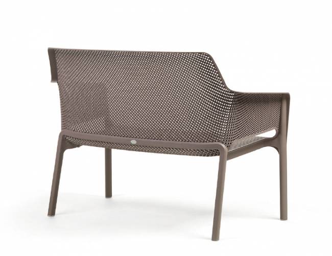 Диван пластиковый Net Bench тортора 1160х700х860 мм Диван пластиковый Net Bench тортора 1160х700х860 мм