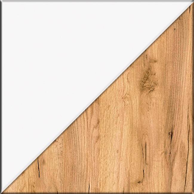 Тумба для обуви Октава 16.127 цвет белый шагрень/дуб крафт золотой