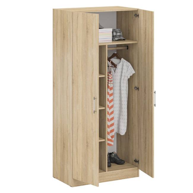 Шкаф 2-х створчатый Стандарт цвет дуб сонома Шкаф 2-х створчатый Стандарт цвет дуб сонома