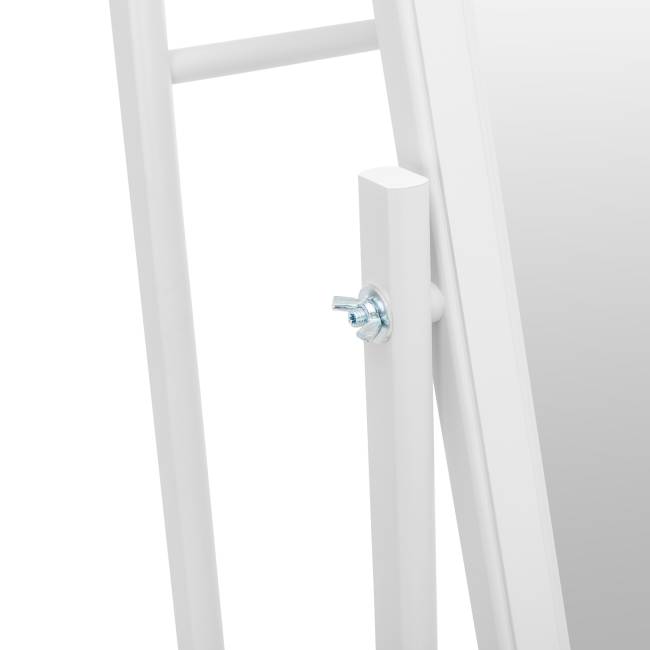 Вешалка с зеркалом Leset Сиэтл Белый