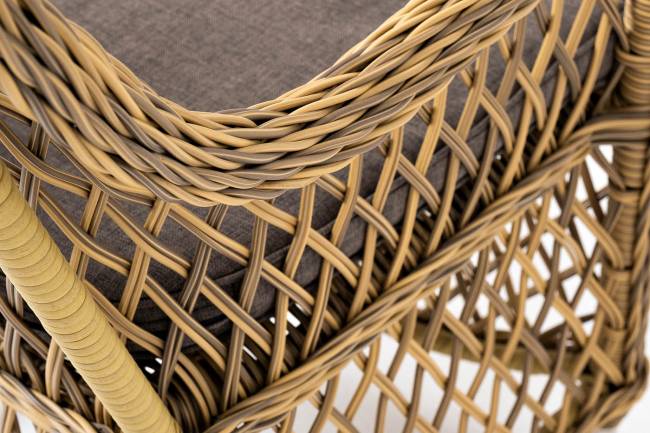 "Эспрессо - 80 L" обеденная группа плетеная, цвет соломенный