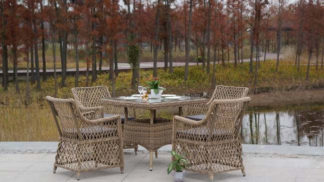 "Латте" плетеное кресло из искусственного ротанга, цвет соломенный "Латте" плетеное кресло из искусственного ротанга, цвет соломенный