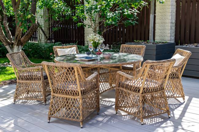 "Латте" плетеное кресло из искусственного ротанга, цвет соломенный "Латте" плетеное кресло из искусственного ротанга, цвет соломенный