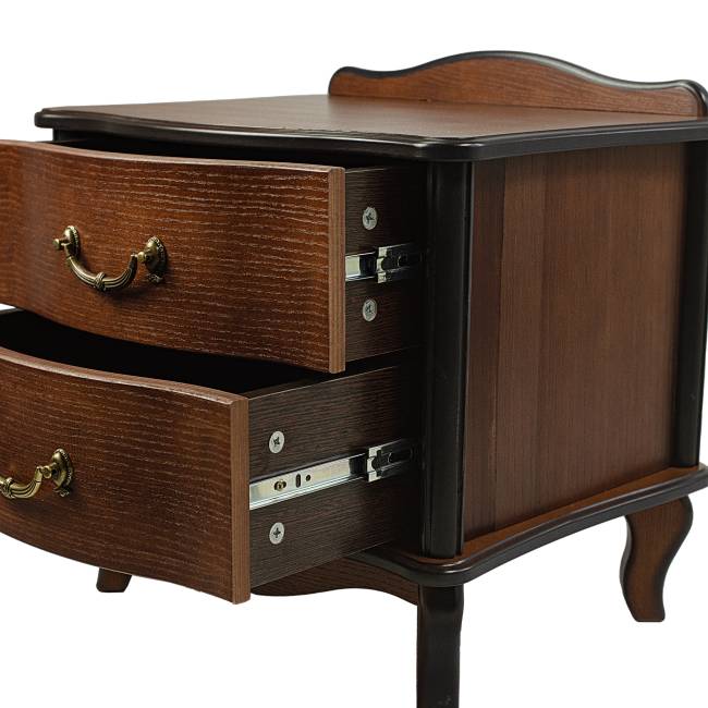 Тумбочка Джульетта 2 ящ. орех Л