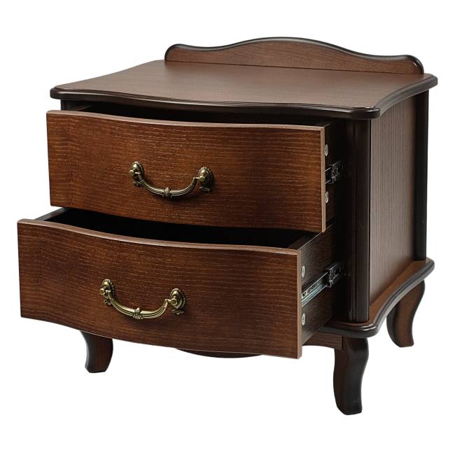 Тумбочка Джульетта 2 ящ. орех Л