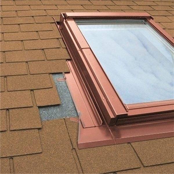 Оклад для плоских кровельных покрытий ESV CU, медный 550*980 Оклад для плоских кровельных покрытий ESV CU, медный 550*980