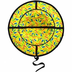 Санки надувные "Ватрушка" серия ДИЗАЙН с молнией ВСД/5М 110 см