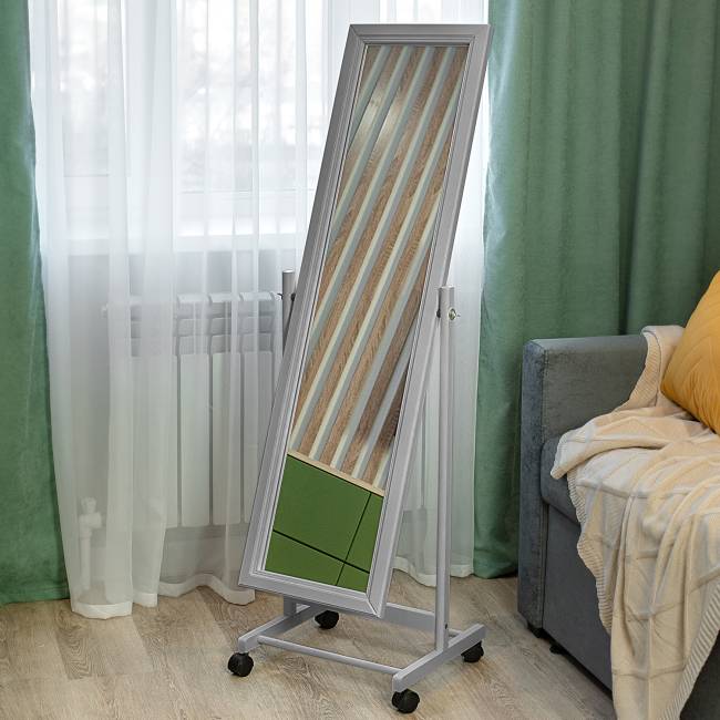 Зеркало напольное В 27Н серый 137 см х 42,5 см Зеркало напольное В 27Н серый 137 см х 42,5 см