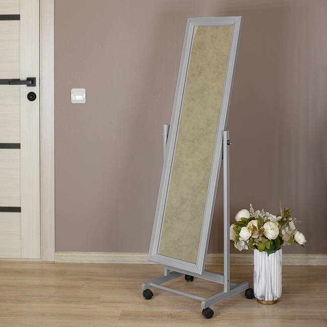 Зеркало напольное В 27Н серый 137 см х 42,5 см Зеркало напольное В 27Н серый 137 см х 42,5 см