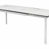Керамический стол Cremona 140 matte statuario белый мрамор матовый / белый