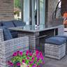 ZORRO PLUS серый комплект мебели из искусственного ротанга