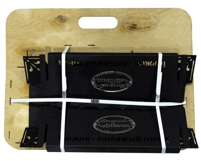 Мангал разборный "Скорпион", сталь AISI304, 3мм