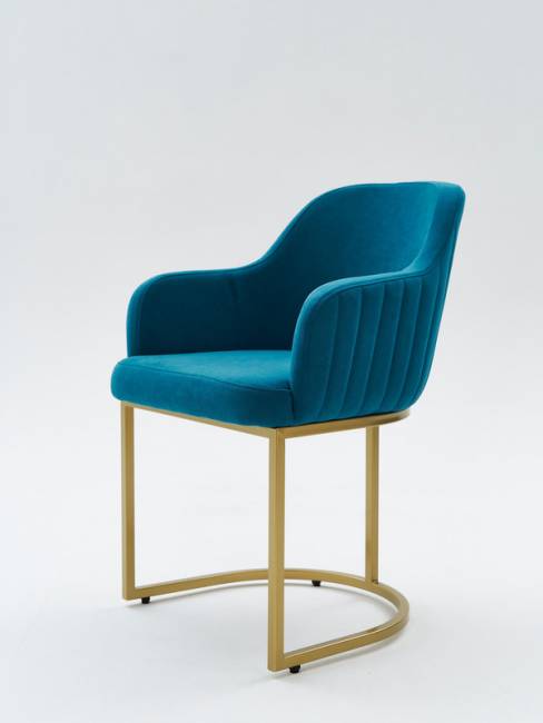 Стул Amely Denim / Gold 2 Стул Amely Denim / Gold 2