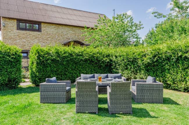 KARL PLUS обеденный комплект серого цвета