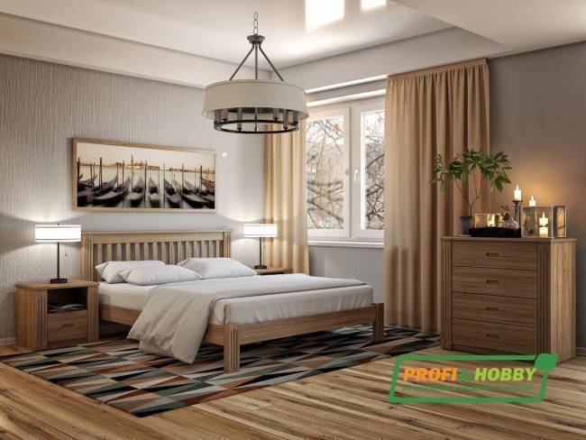 Кровать Rino 1800 х 2000 ясень, сонома