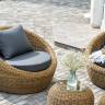 "Барселона" лаунж-зона из искусственного ротанга, цвет соломенный "Барселона" лаунж-зона из искусственного ротанга, цвет соломенный