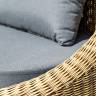 "Барселона" лаунж-зона из искусственного ротанга, цвет соломенный "Барселона" лаунж-зона из искусственного ротанга, цвет соломенный