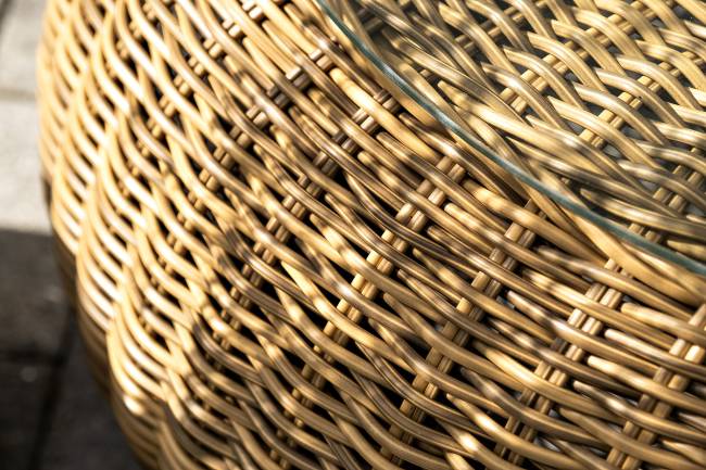 "Барселона" лаунж-зона из искусственного ротанга, цвет соломенный "Барселона" лаунж-зона из искусственного ротанга, цвет соломенный