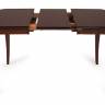Стол раскладной Modena (MD-T4EX) дерево гевея/мдф, 100+29х75х75 см, MAF Brown