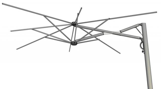 Зонт профессиональный 3х4 м Astro Titanium титан, слоновая кость 3000х4000 мм Зонт профессиональный 3х4 м Astro Titanium титан, слоновая кость 3000х4000 мм