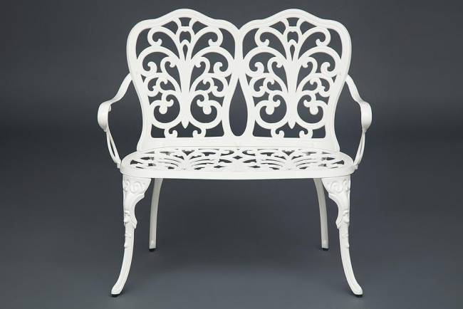 Скамья Secret De Maison Symphonie алюминиевый сплав, 95х56х92см, butter white белый алюминиевый сплав Скамья Secret De Maison Symphonie алюминиевый сплав, 95х56х92см, butter white белый алюминиевый сплав