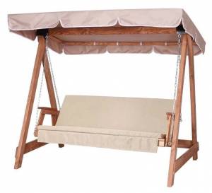 Матрас Бежевый для деревянных качелей СЕЛЕНА